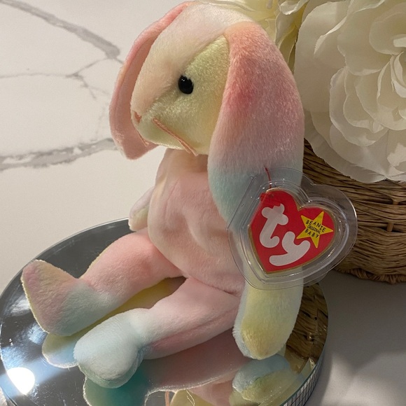 Ty “Hippie” 1998 Plush Bunny - Picture 3 of 8